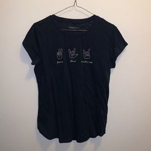 Peace Love Rock & Roll T-shirt